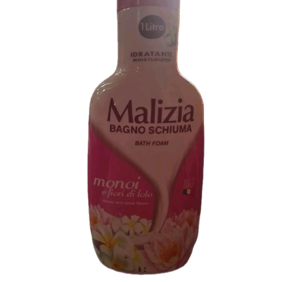 Malizia Italian Bath Foam with Monoi and Lotus Flower