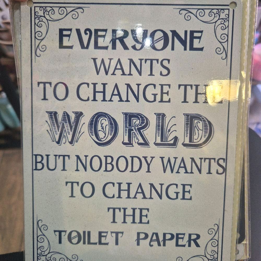 Metal outdoor Signs - 20cm Decor Hanging