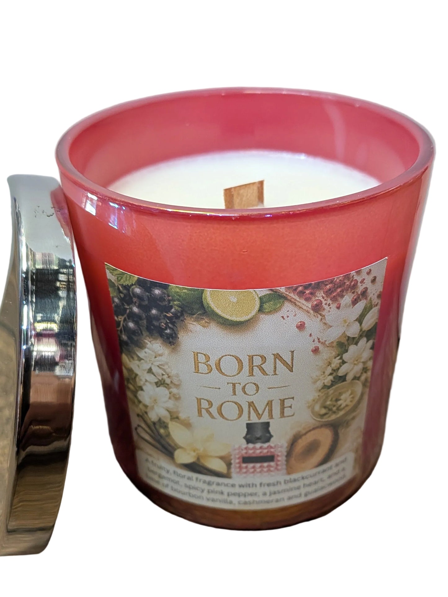 Born To Rome Scented Wooden Wicked Candle
