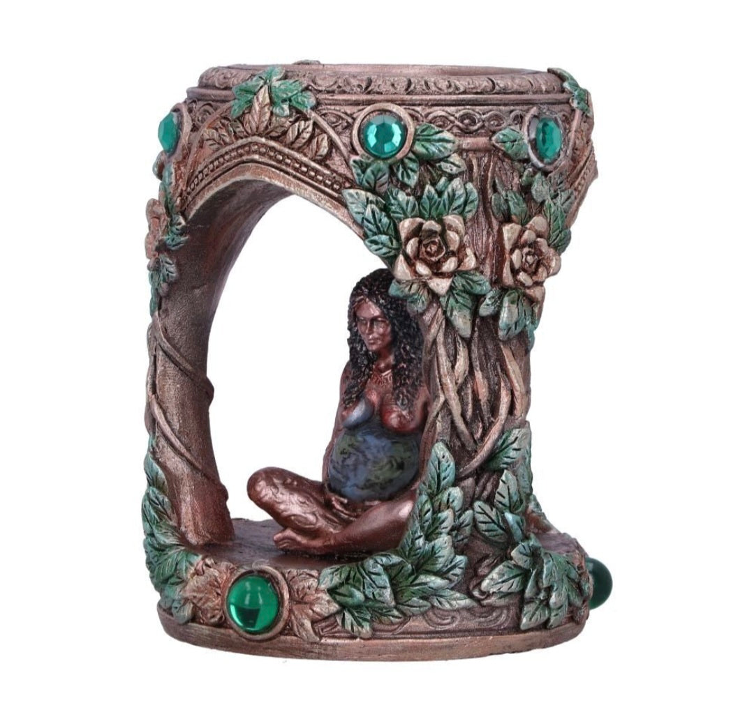 Mother Earth Tea Light 7cm
Bronze Mother Earth Tea Light Holder 7cm