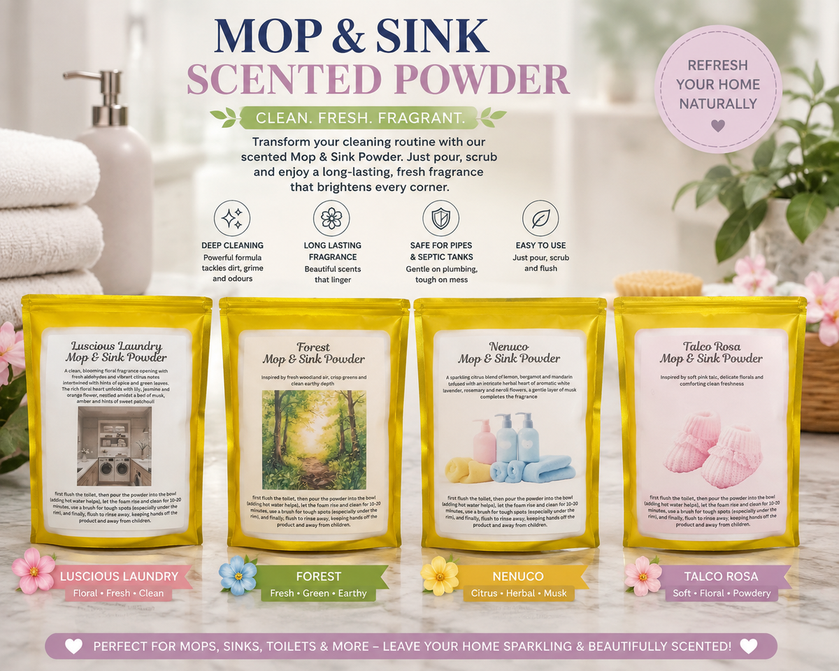 Mop & Sink Scented Powder various scents