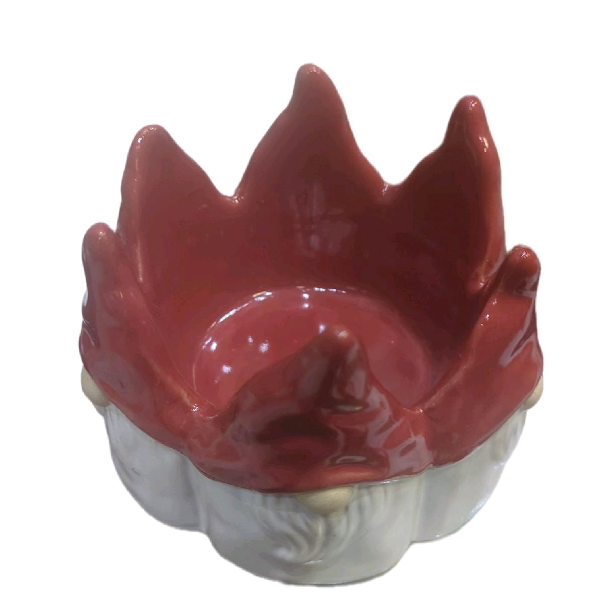 Red Ceramic Gonk Pot 12cm - Home Garden Plant Pot