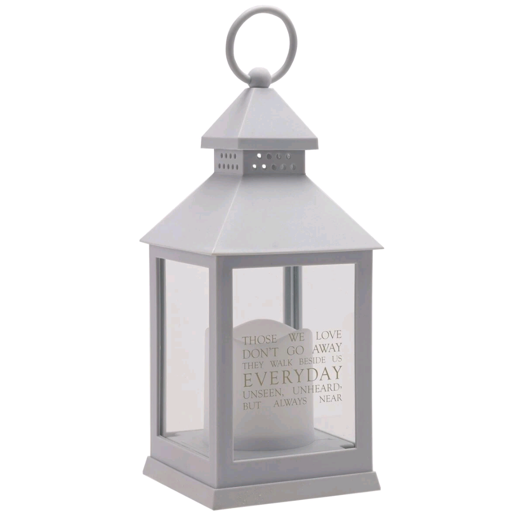 Thoughts of You Those We Love Graveside Lantern In Loving Memory Decor
