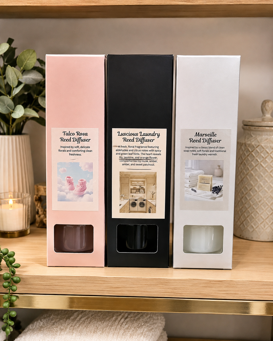Fragranced Reed Diffuser for home fragrance
