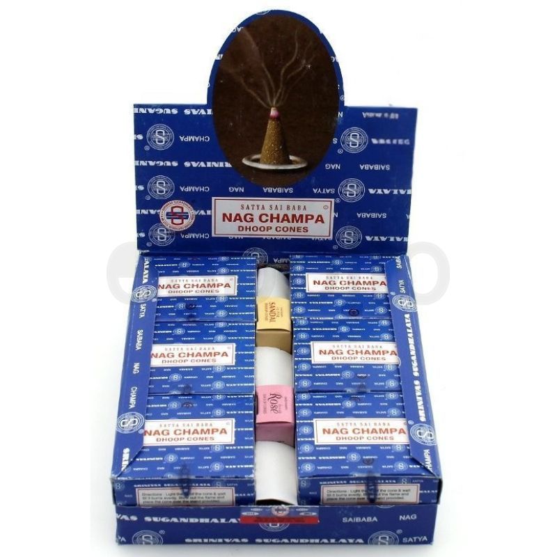 Satya Sai Baba Nag Champa Incense Cones