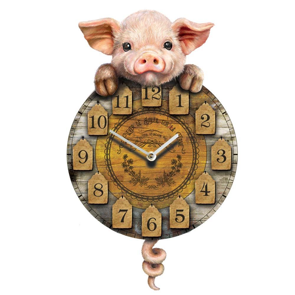 Pig Pendulum Clock