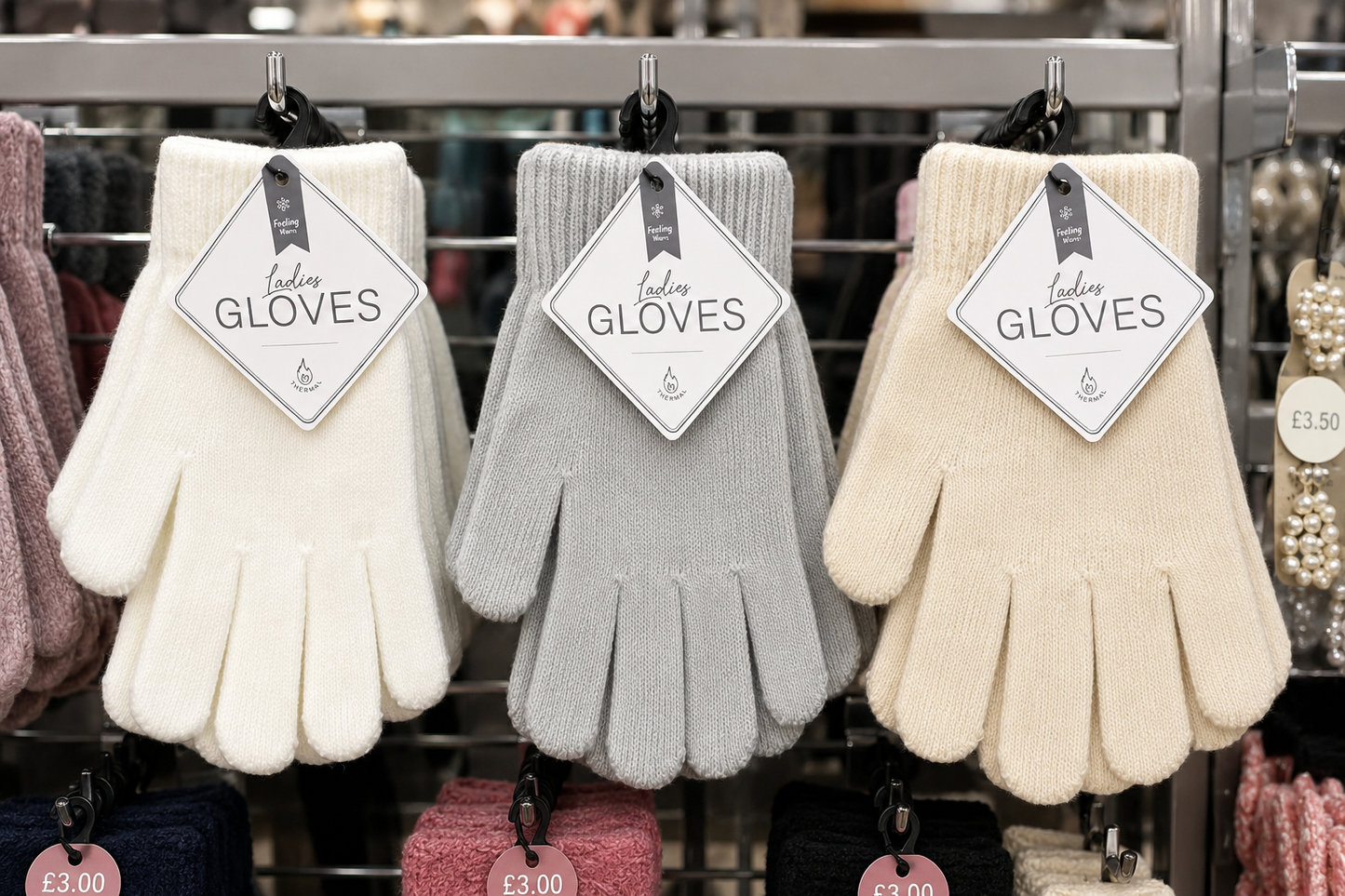 Ladies Thermal Gloves - Choose from 3 Colours