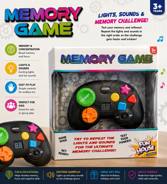 Funhouse Gaming Memory Game