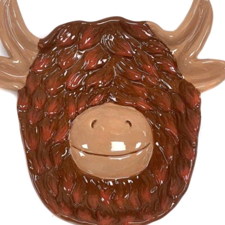 Highland Cow Spoon Rest, 17cm - Cutlery and Tableware Stylish