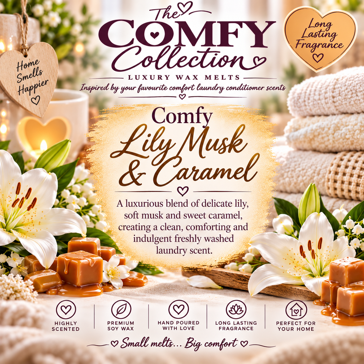 The Comfy Collection wax melts