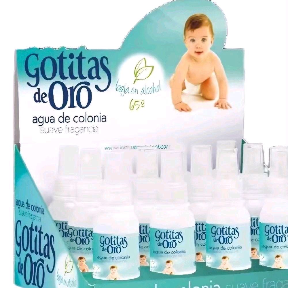 Gotitas de Oro Agua De Colonia, 80ml