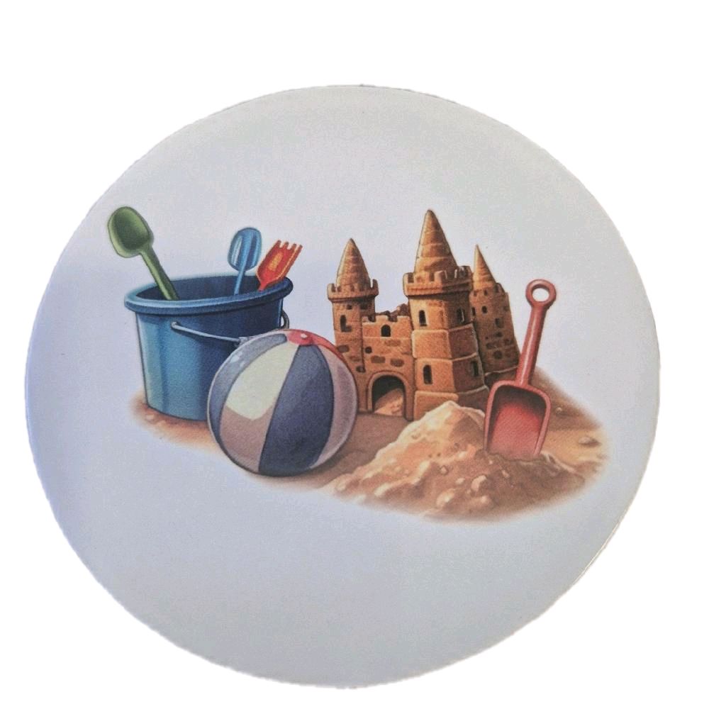 Seaside Coaster Set of 4 - Cork, Stylish Tableware