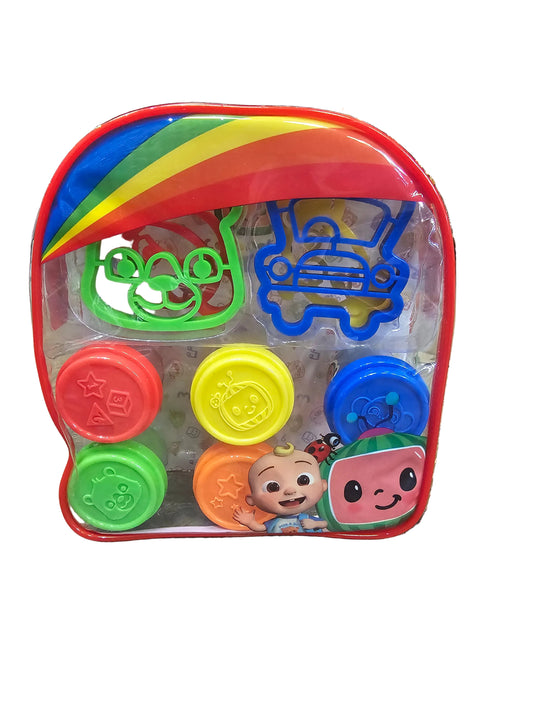 CoComelon Modelling Dough Backpack Set.