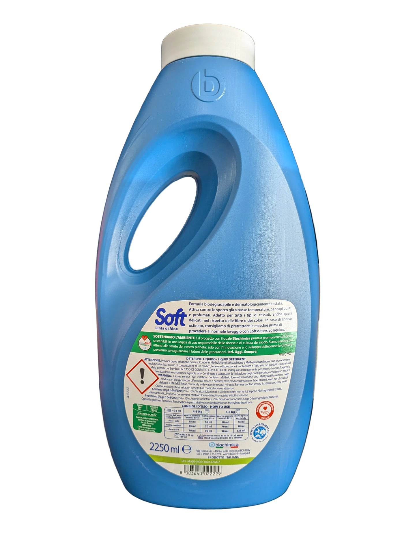 Soft laundry detergent with Aloe Vera 2250ml