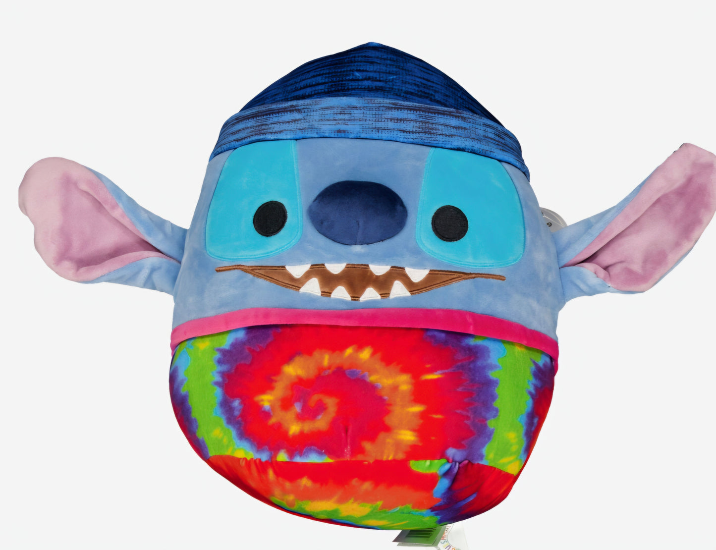 Squishmallows Disney Tie-Dye Stitch 8" plush toy.