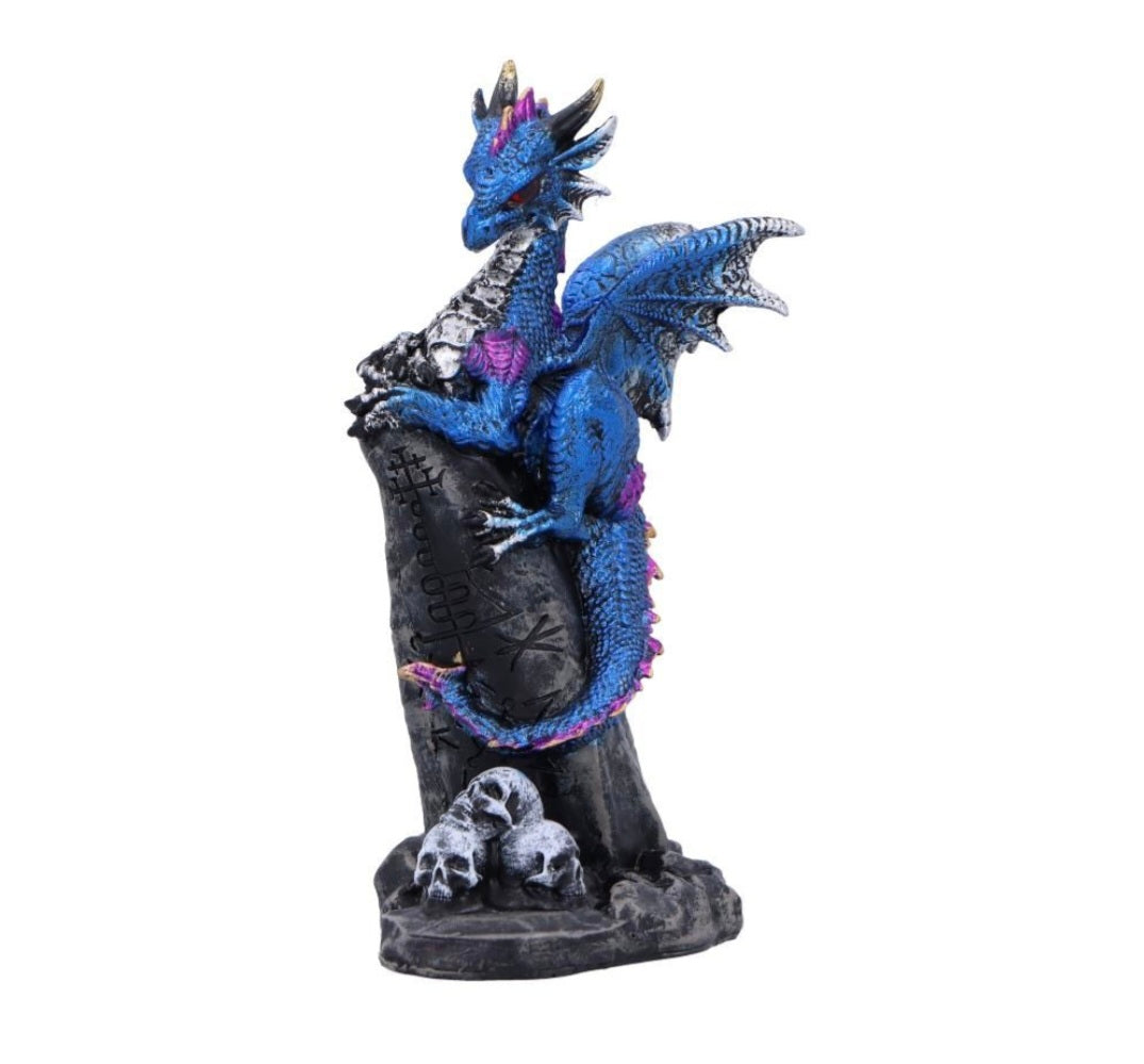 Cobalt Rune Protector 10.8cm
Cobalt Rune Protector Resin Dragon Figurine
