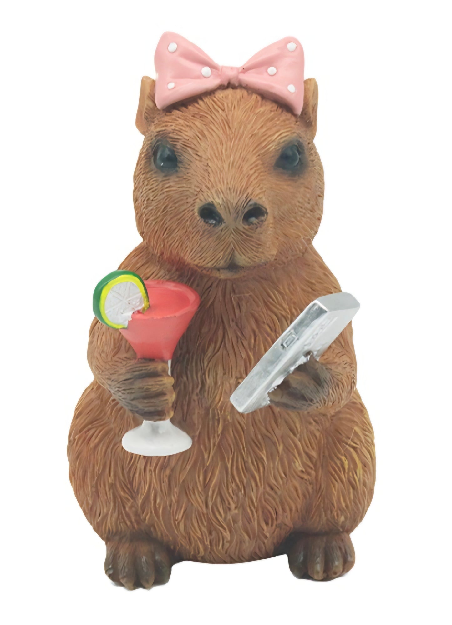 Happy Capybara Glam Girl