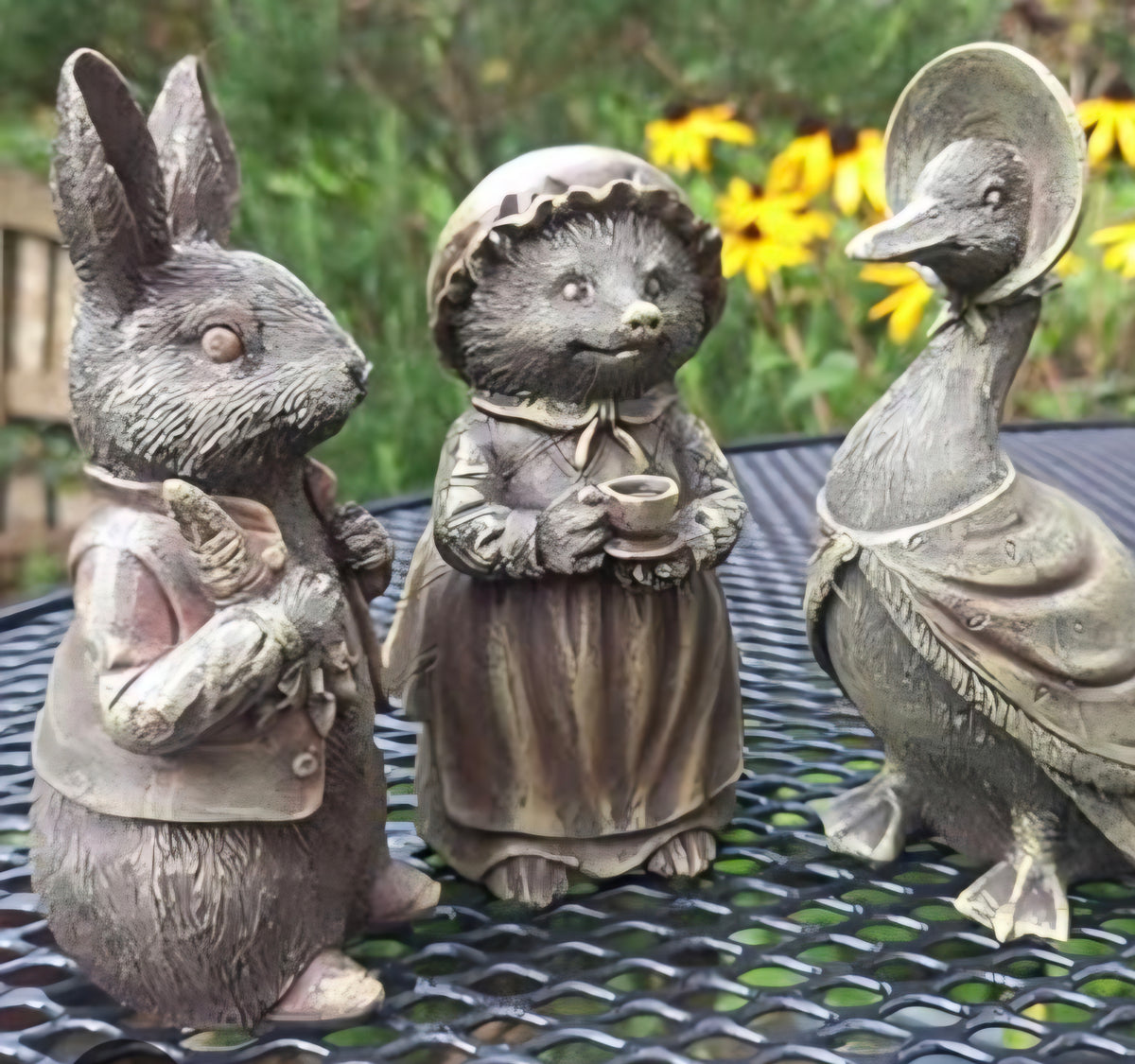 Set of 3 Beatrix Potter inspired figures