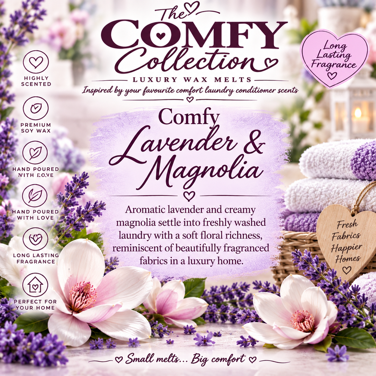 The Comfy Collection wax melts