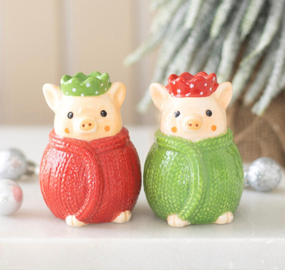 Pigs in Blankets Salt and Pepper Shakers