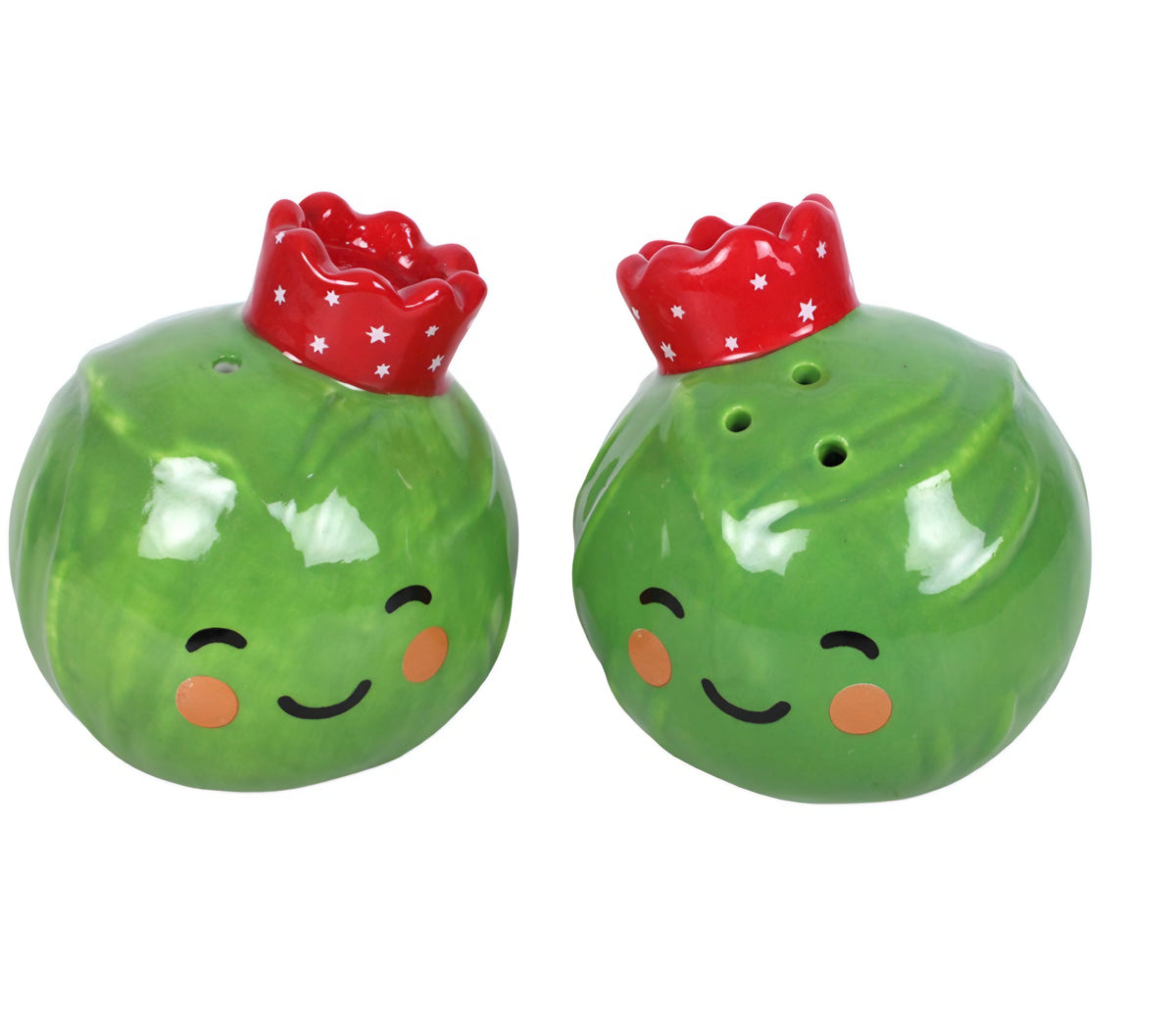 Brussels Sprout Salt and Pepper Shakers