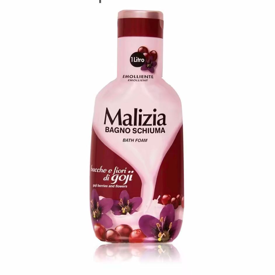 Malizia Italian Bath Foam - Goji Berries and Flowers scent