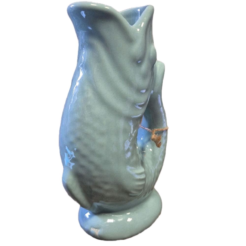 Fish Shaped Ceramic Vase - 17cm for Home Tableware - Bowls