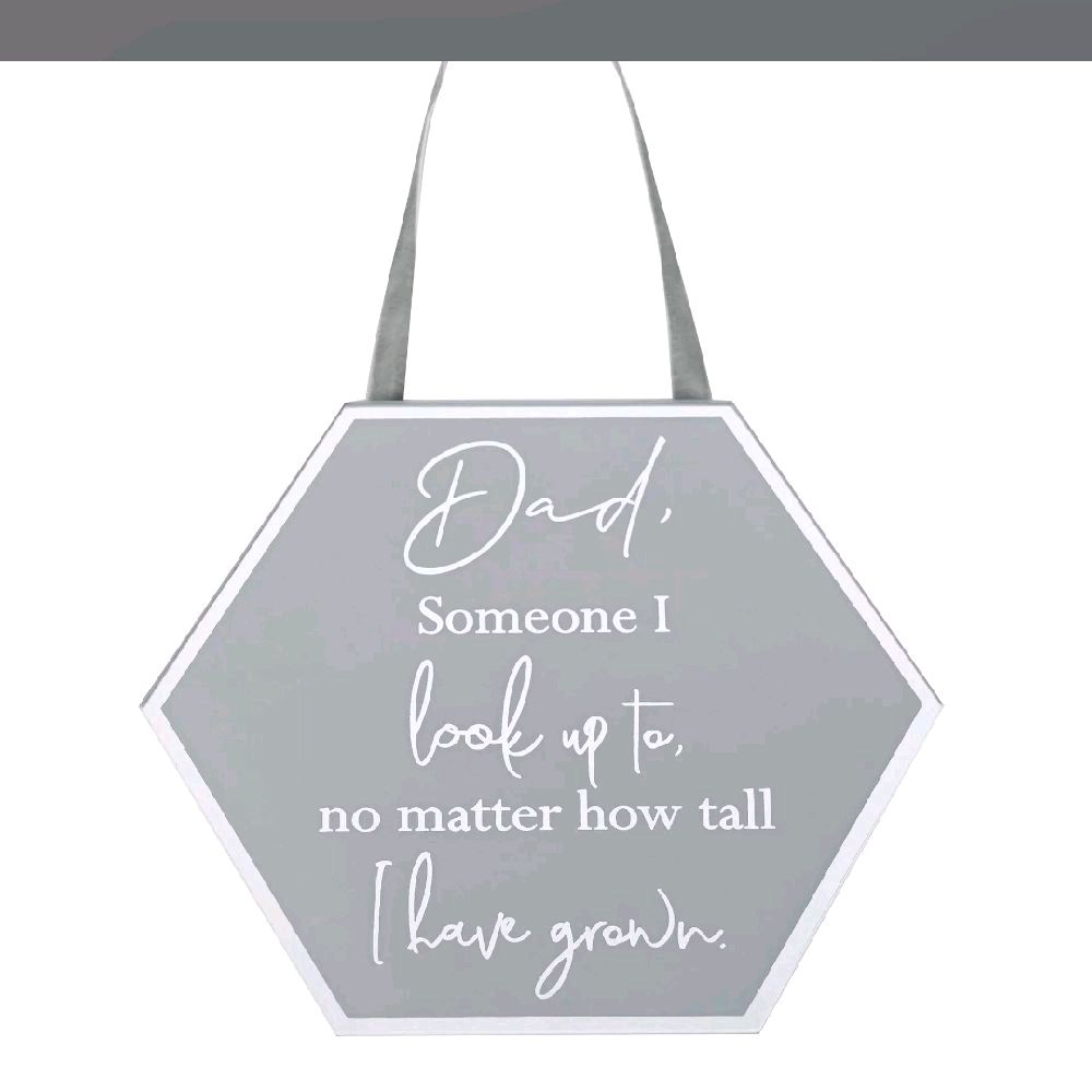 Reflections Plaque - Hangable Dad Perfect Gift for Father's Day Wall Decor Decorative Signs