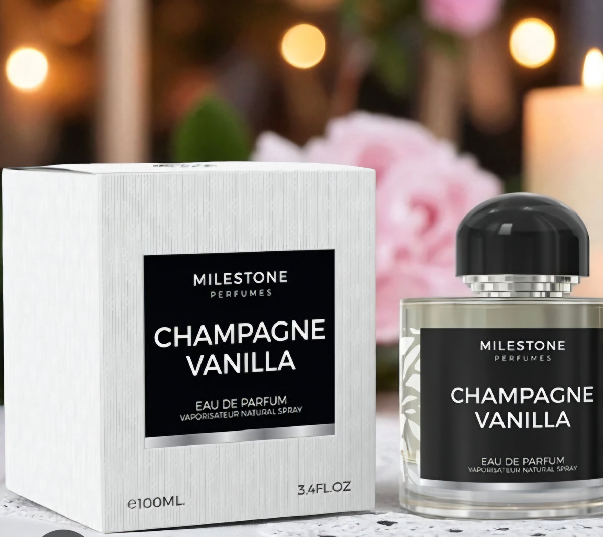 Milestone champagne vanilla eau de parfum 100ml