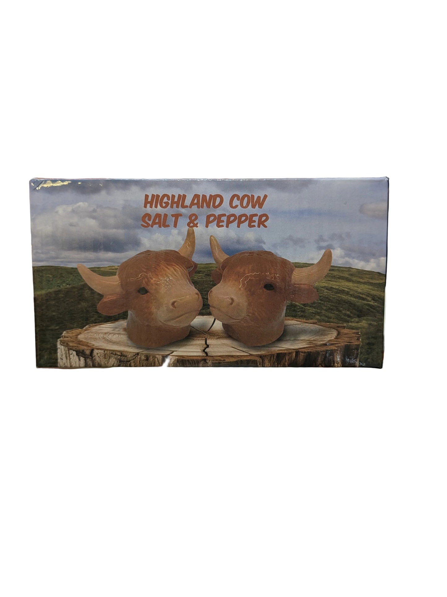 Highland Cow Salt & Pepper Shakers