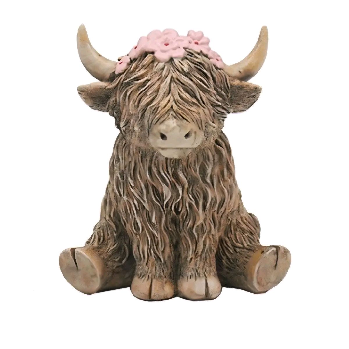 Happy Highland Cow Figurine various designs to choose