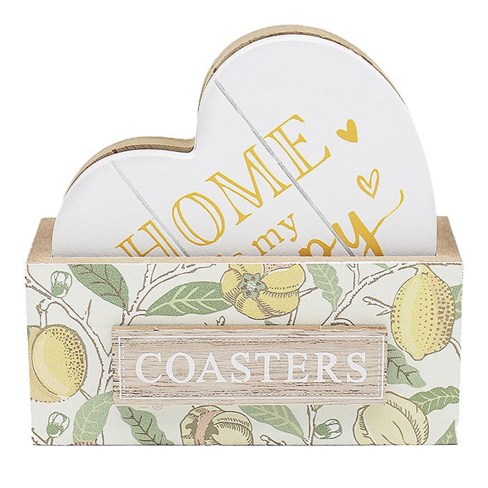 William Morris Fruits Wooden Set of Coasters