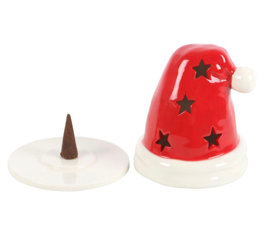 Santa Hat Tealight/incense cone Holder