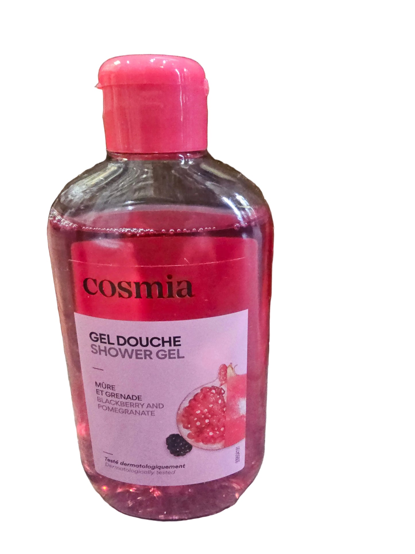 Cosmia shower gels and shower milk,