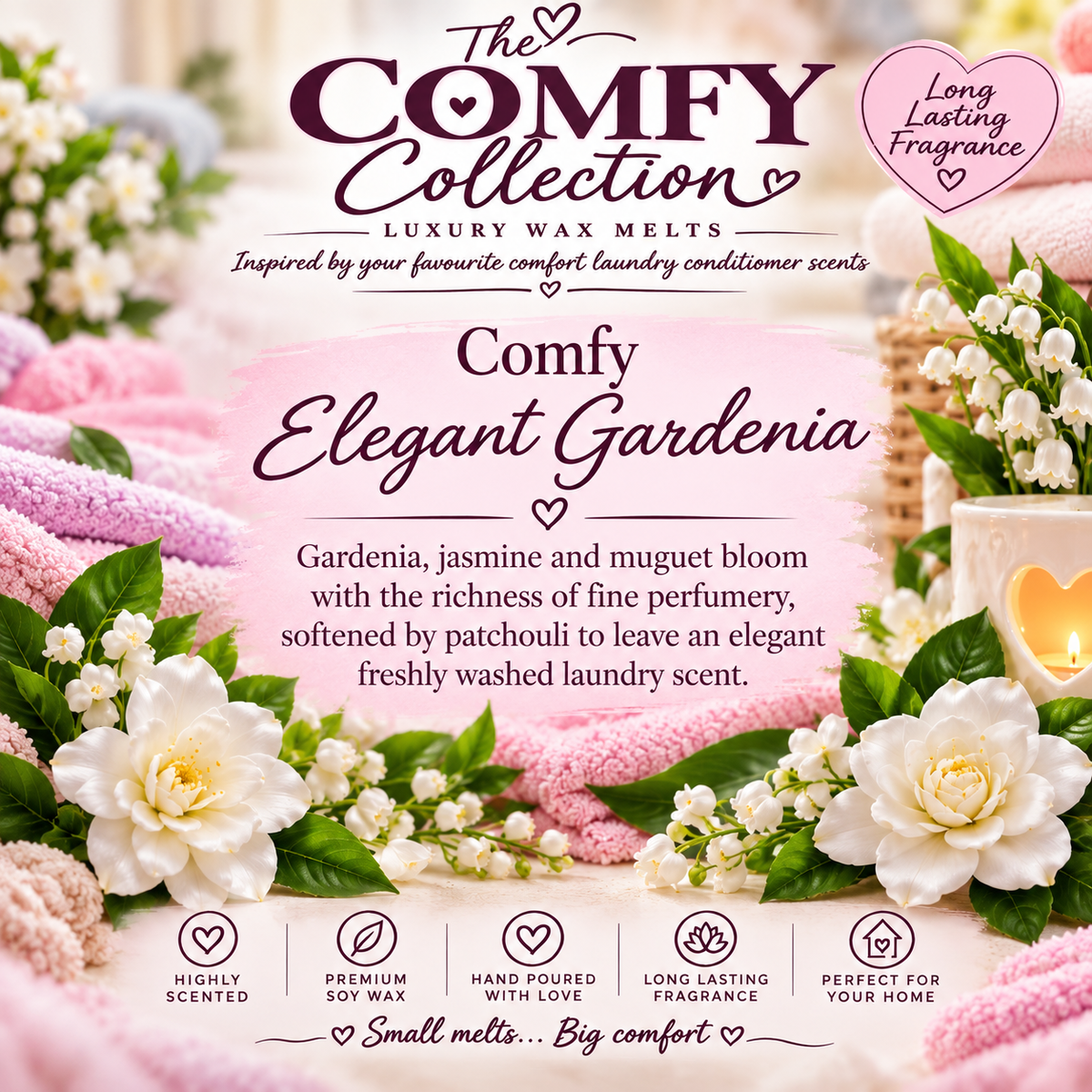The Comfy Collection wax melts