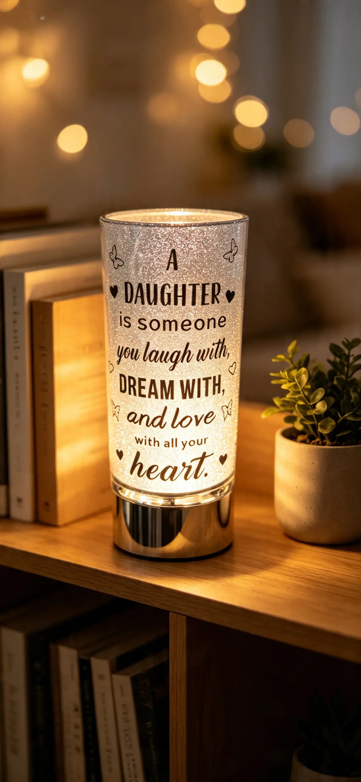 Sentiment light - daughter is someone you will laugh with