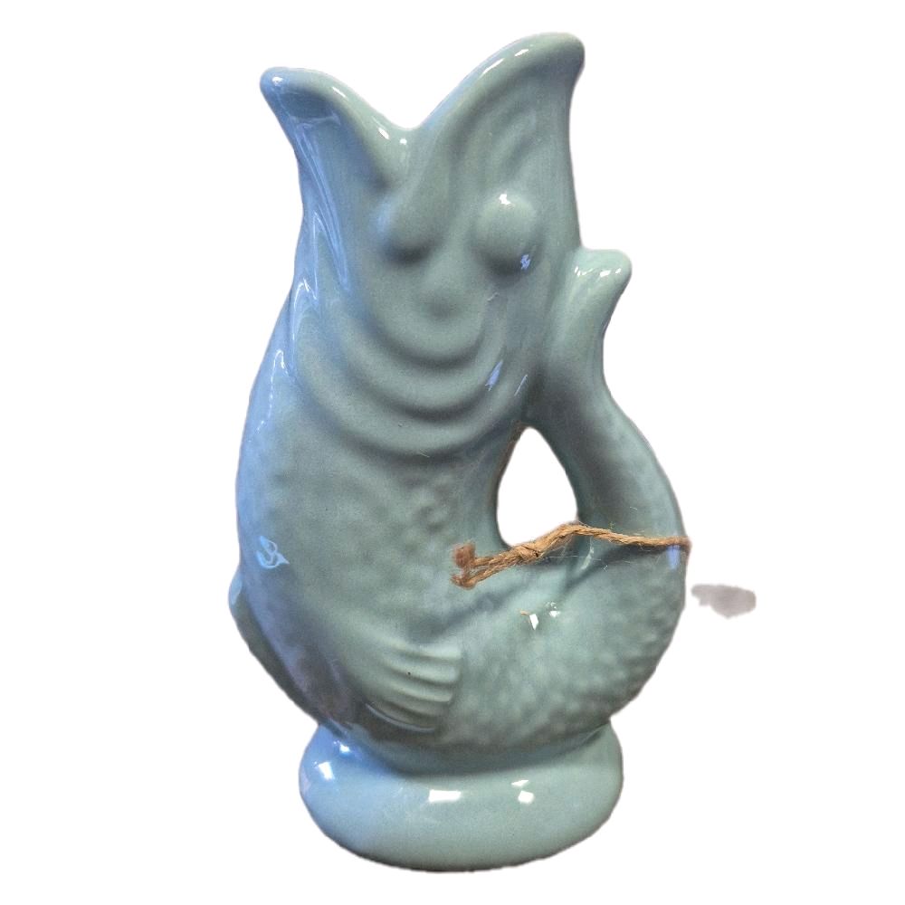 Fish Shaped Ceramic Vase - 17cm for Home Tableware - Bowls