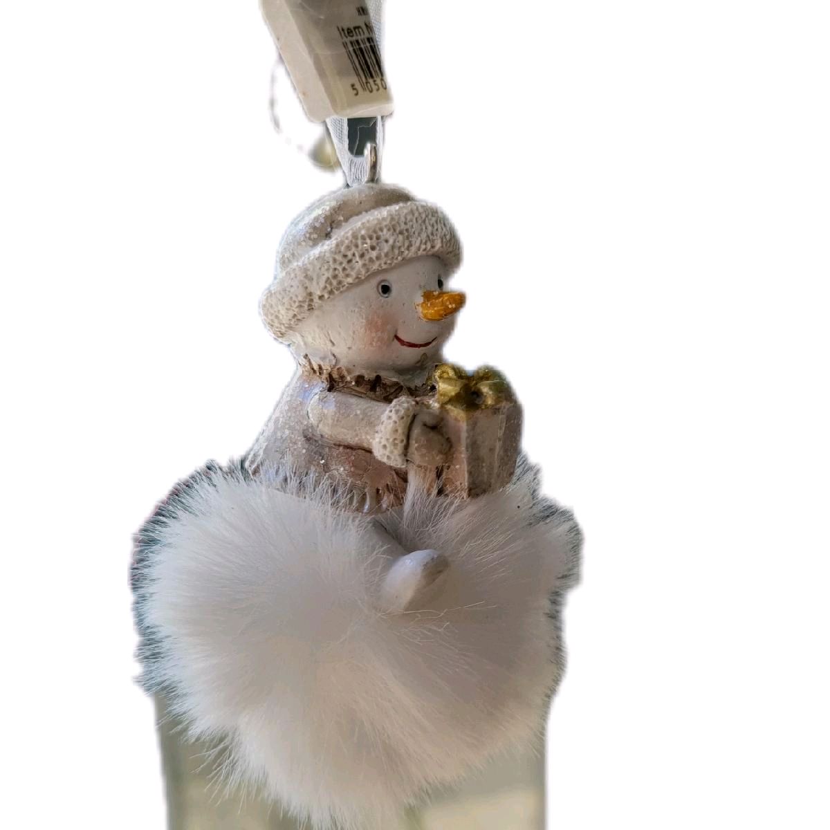 Snowman Hanging Christmas Ornament - 2 Designs for Festive Home Decor - Hangable Decoration