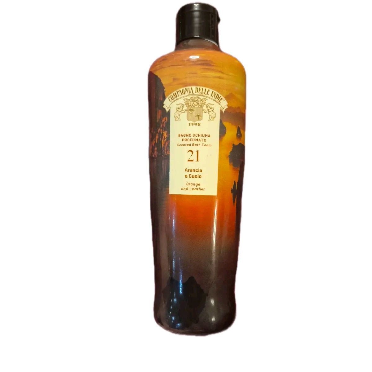 Compagnia delle Indie no 21 italian bath foam with orange and leather scent 500ml