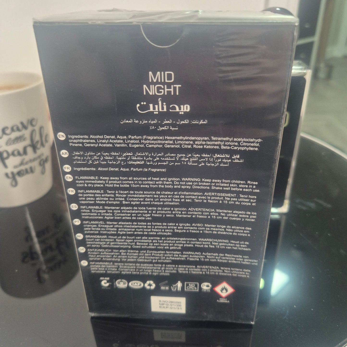 Midnight 100ml eau de Parfum