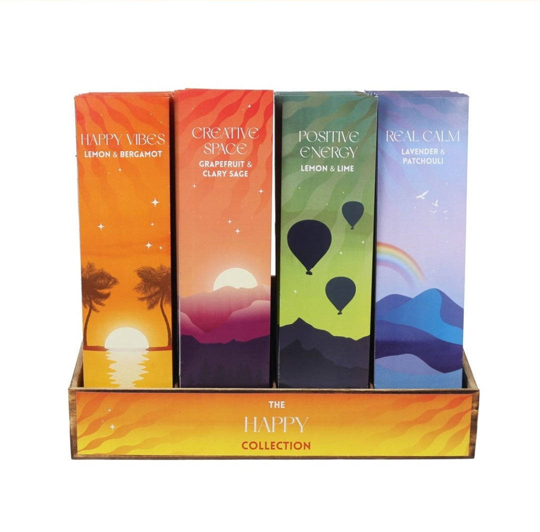 The Happy Collection Incense Sticks 20 per pack