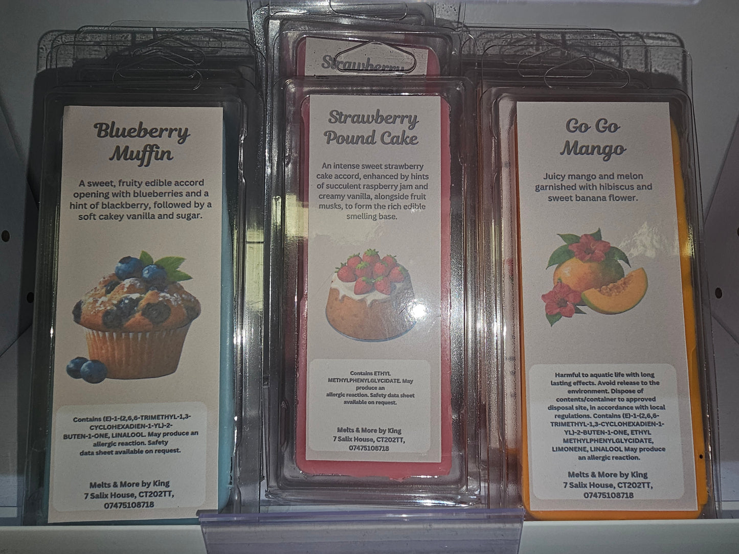 Food & Drink 50g Scented Wax Melt Bars for Home Fragrance