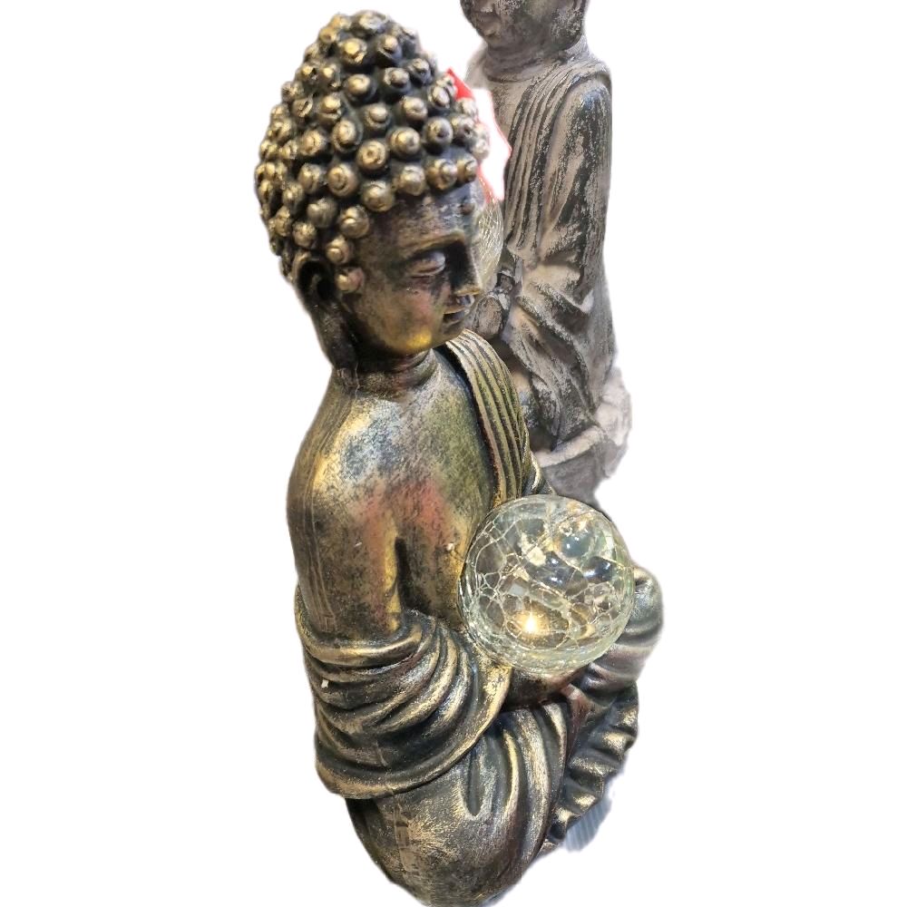 solar light up buddah garden ornament Decor