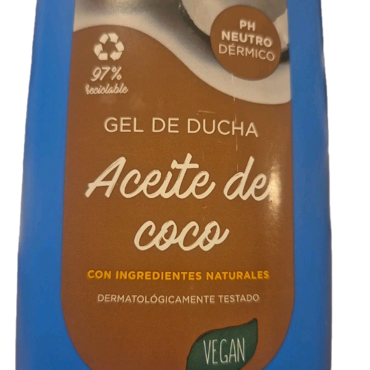 Nelly Coconut Shower Gel 600ml - Comfortable Body Care vegan