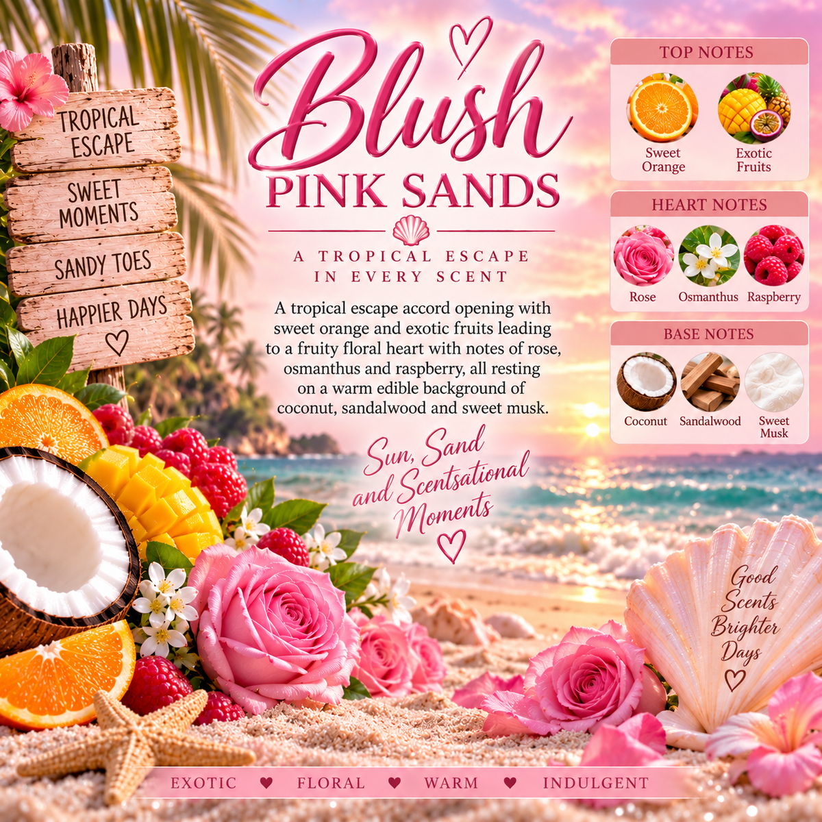 Wax melt bars inspired by Scents of the sea 50g