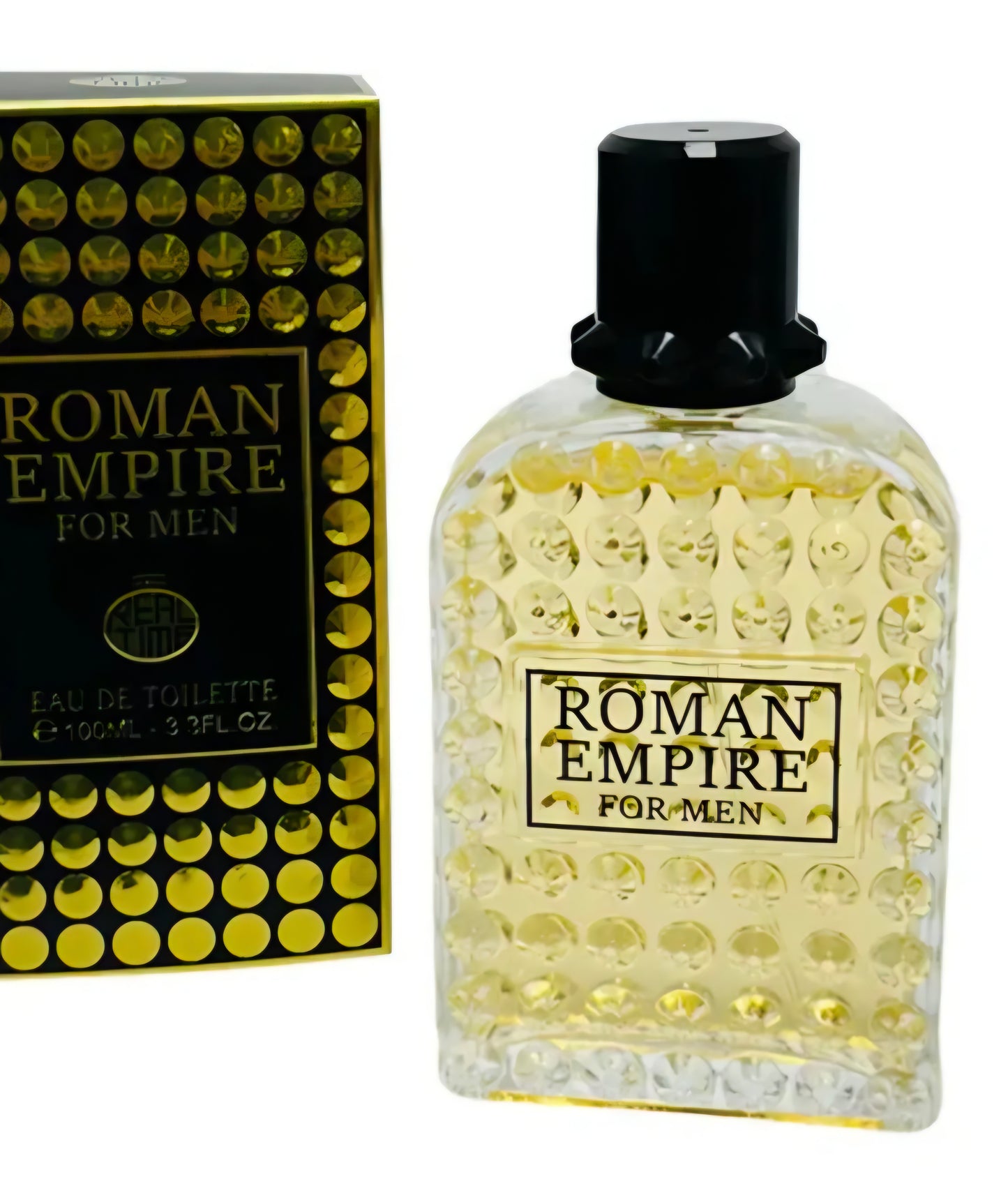 Real Time Roman Empire men's eau de toilette perfume in a 100ml / 3.3 fl. oz. bottle.