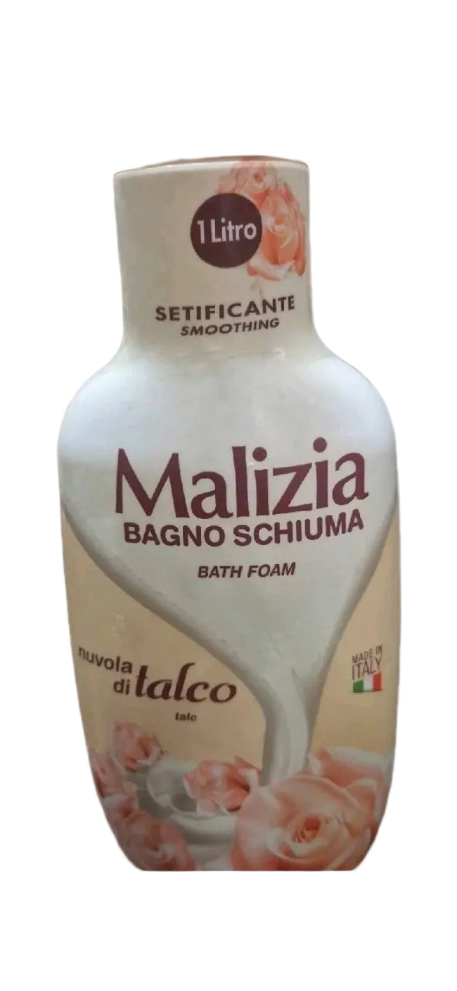 Malizia Bath Foam 1 litre in a variety of different scents