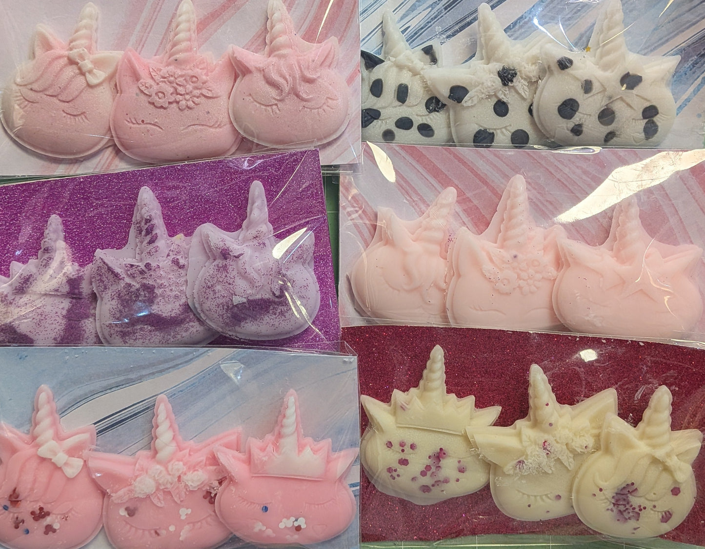 Pack of 3 Unicorn Wax Melts