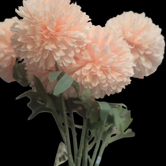 Artificial pink flower stem sold individually