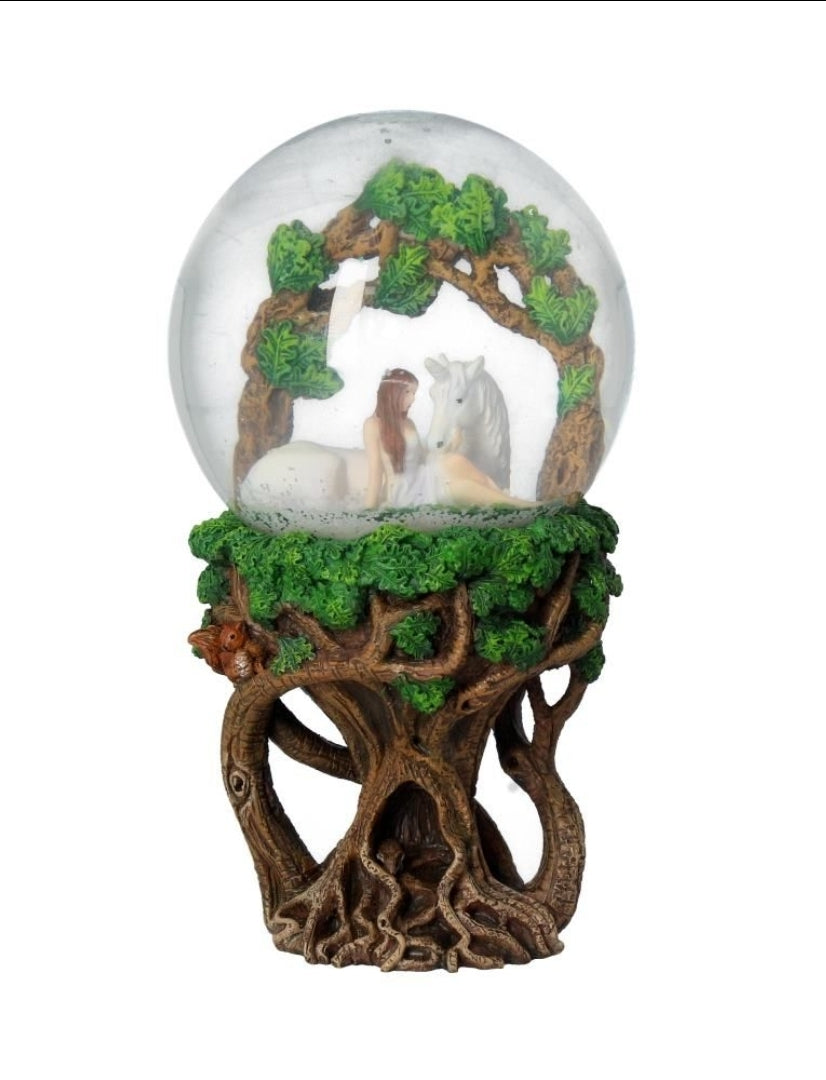 Pure Heart Snowglobe 18cm